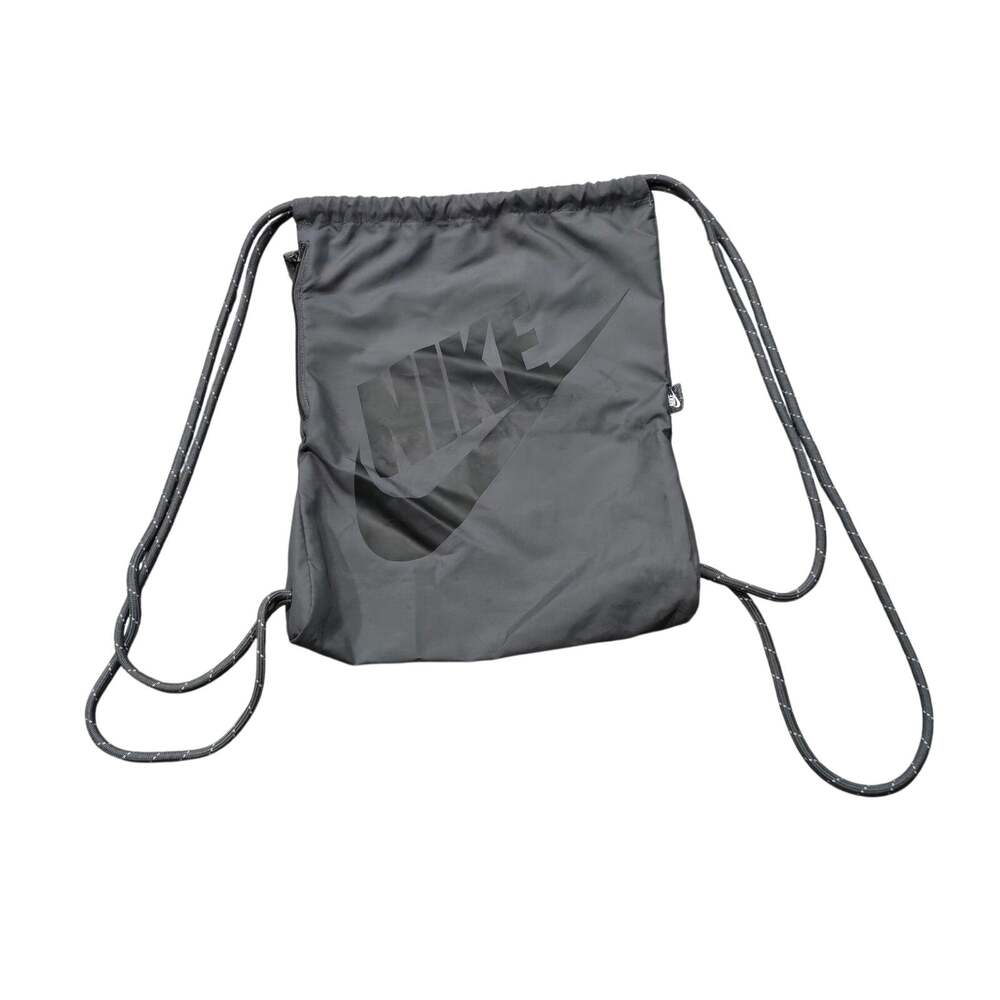 Nike Sportswear Heritage Cinch Sackpack Drawstring Bag Charcoal Grey